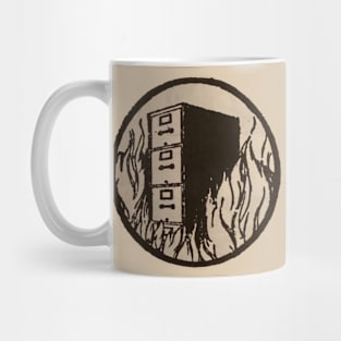 Files on fire Mug